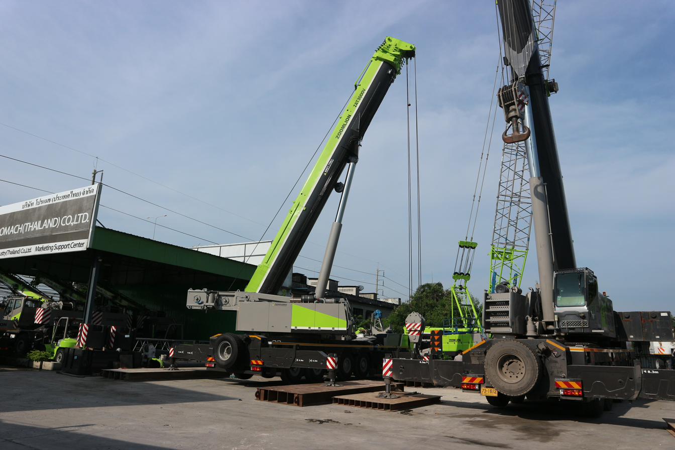 Mobile crane inspection for Por Jor certification in Thailand