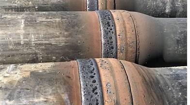 Drill pipe hardbanding and repair work