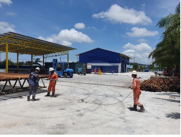 OPS-OES drill pipe yard